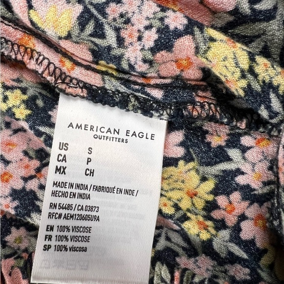 American Eagle - Women’s Skirt - Small - Floral - Ruffled - Miniskirt - Picture 5 of 7